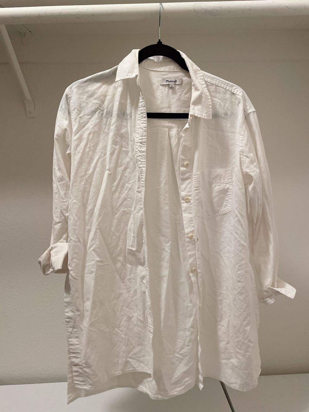 Madewell boyfriend shirt